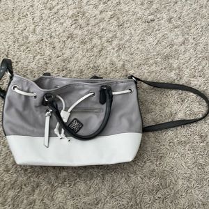 Women’s Grey/White Crossbody Purse